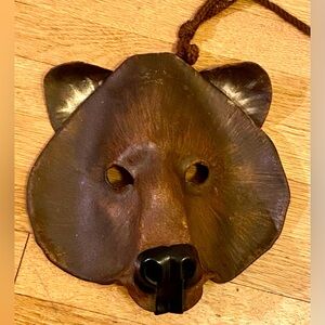 Rain Walker Amazing Handmade Artisan Leather Bear Mask